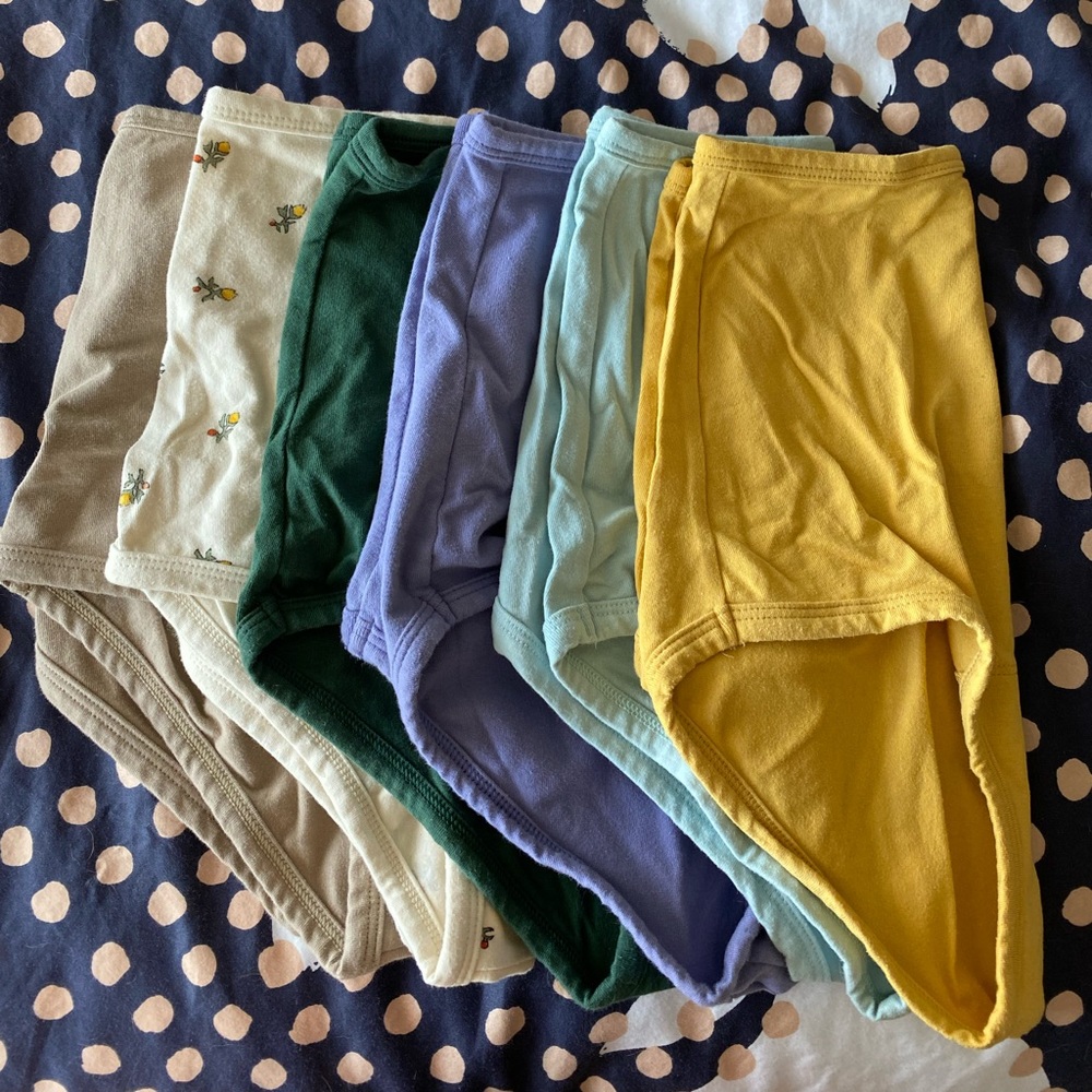 Lot of 7 Pairs Arq High Rise Undies. Size XS. EUC.